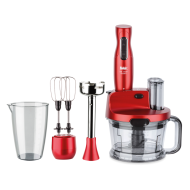 Fakir Mr. Chef Quadro 1000 Watt Blender Seti Kırmızı Rouge