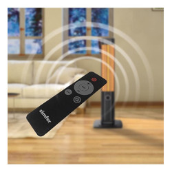 Simfer Craft Kumandalı 2500 Watt Karbon Dik Isıtıcı S-2560Wtb 